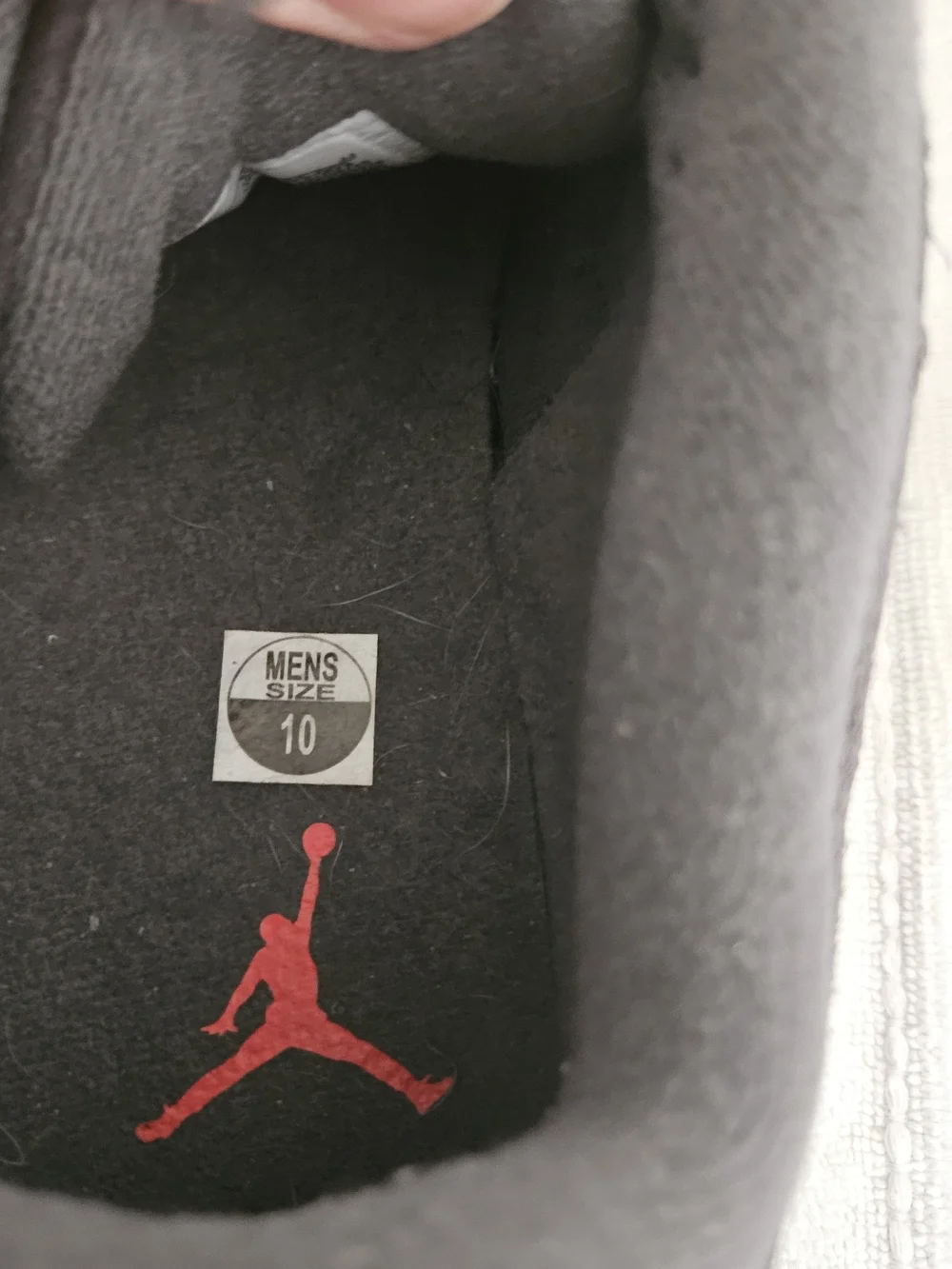 Jordan Flight Court Men’s Size 10 Low Top Dark Grey Infrared HF3255-003
